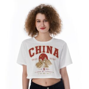 China Varsity Cropped Shirt