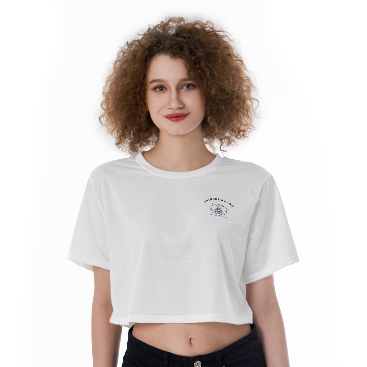 Shirakawa-go cropped shirt by Tour & Tell collective