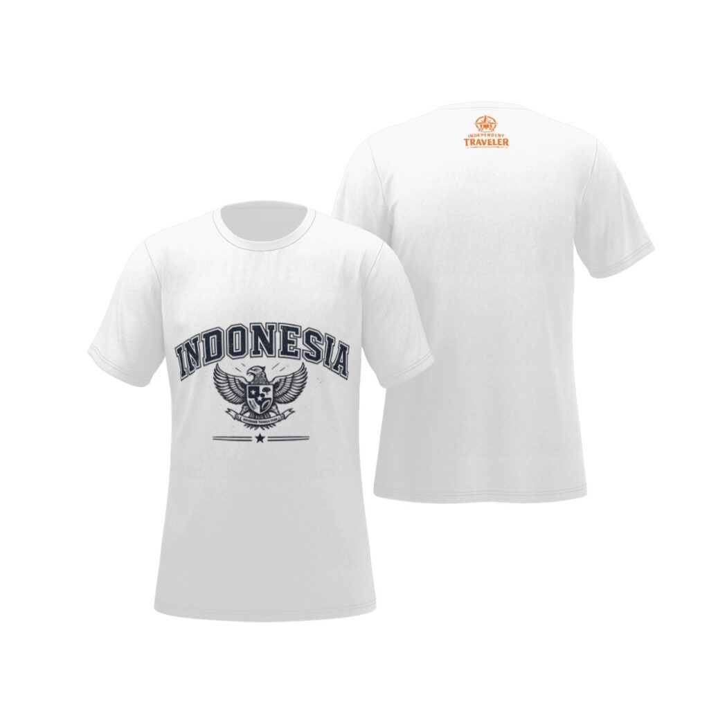 Indonesia varsity t-shirt at Tour & Tell collective