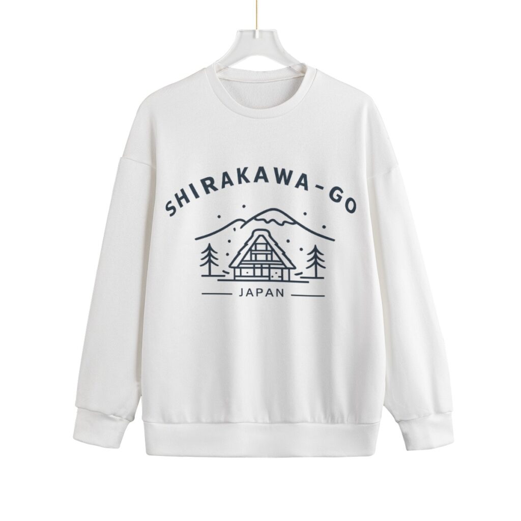 Shirakawa-go knitted sweater by Tour & Tell Collective